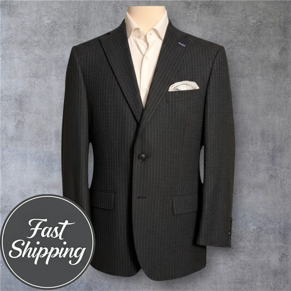 HART SHAFFNER MARX Chicago Men's Blazer Sport Coat Two Button Jacket 50R Wool